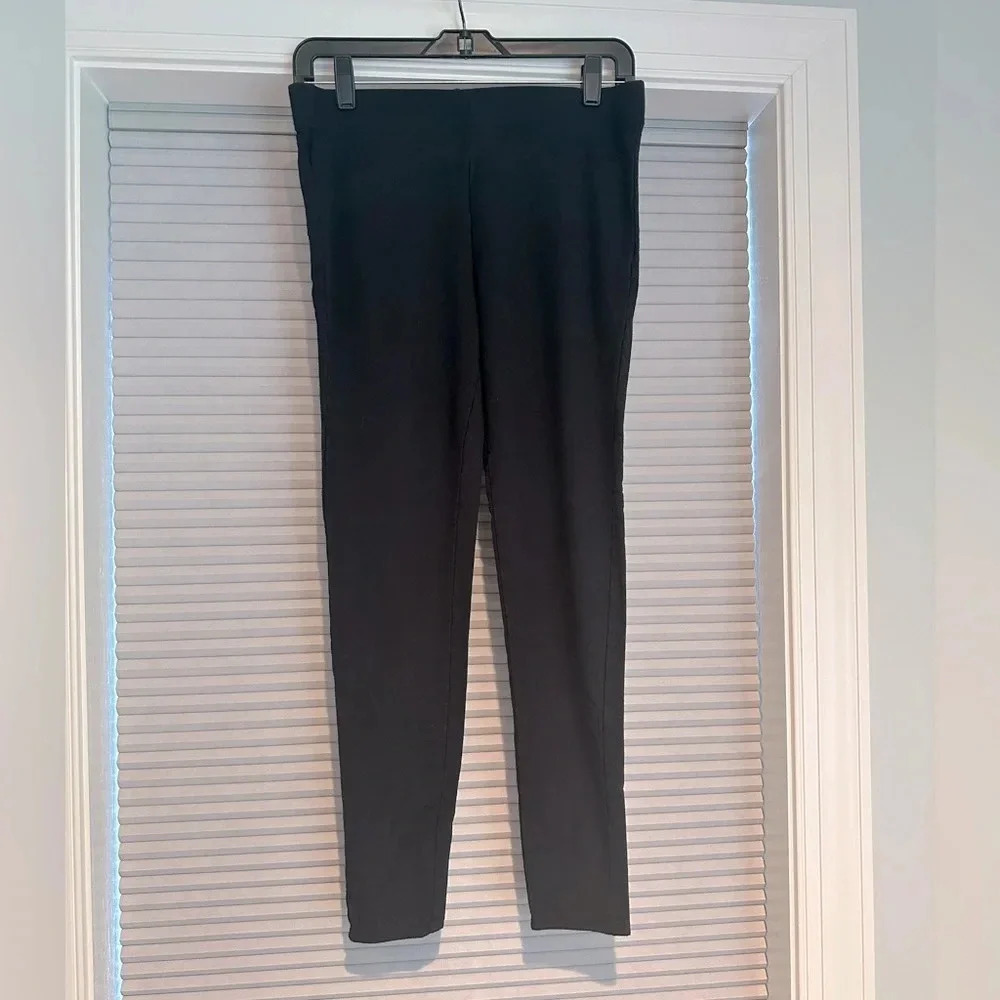 J. Crew black fleece-lined leggings